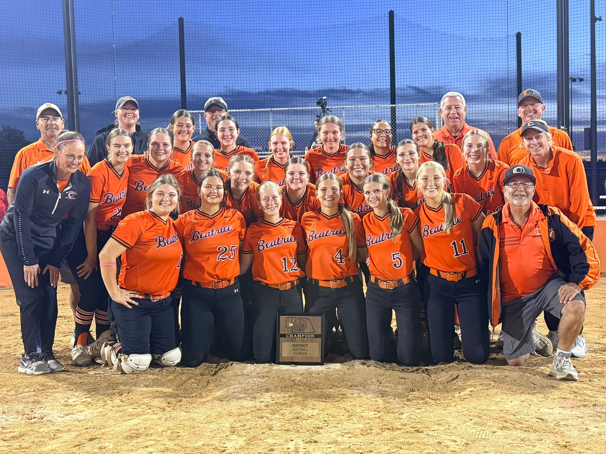 Beatrice softball clinches state title birth, sweeps Elkhorn in district final