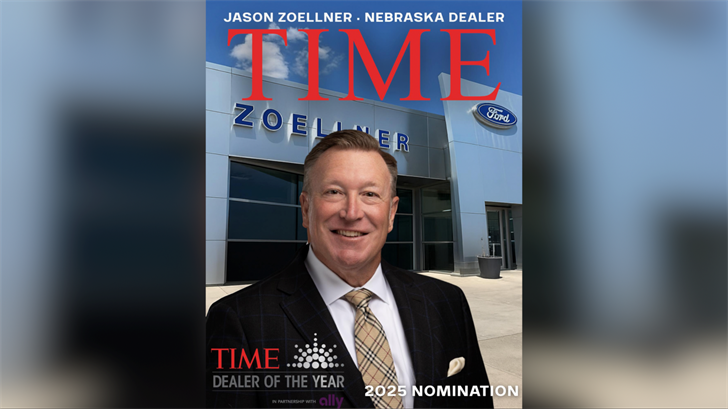 Jason Zoellner of Zoellner Ford of Beatrice is one of 47 nominees for TIME Dealer of the Year.