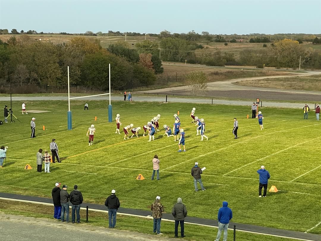 Hanover football defeats Osborne in the first round of the 2025 state football playoffs