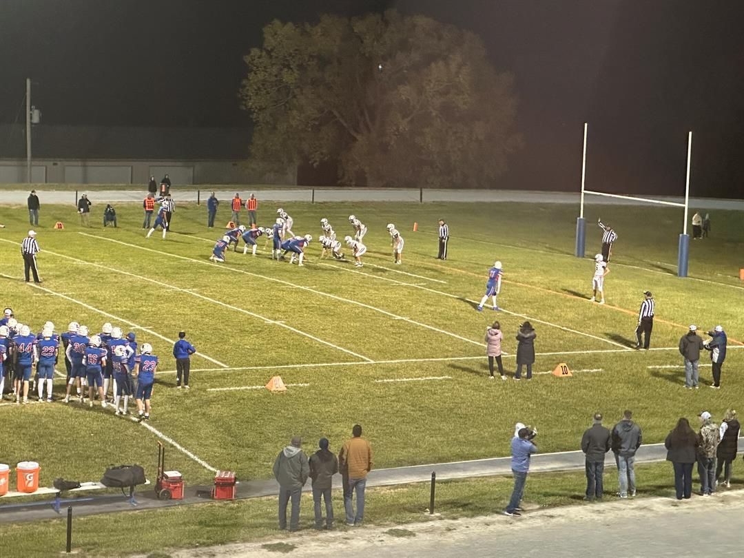 Hanover defeated Burlingame in the second round of the 2025 KSHSAA football playoffs