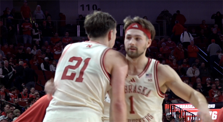 Huskers improve to 19-0 with 76-66 win over Huskies